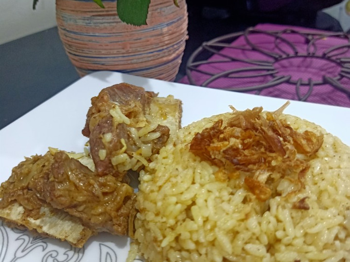 Cara Bikin Nasi iga kebuli Yang Mudah