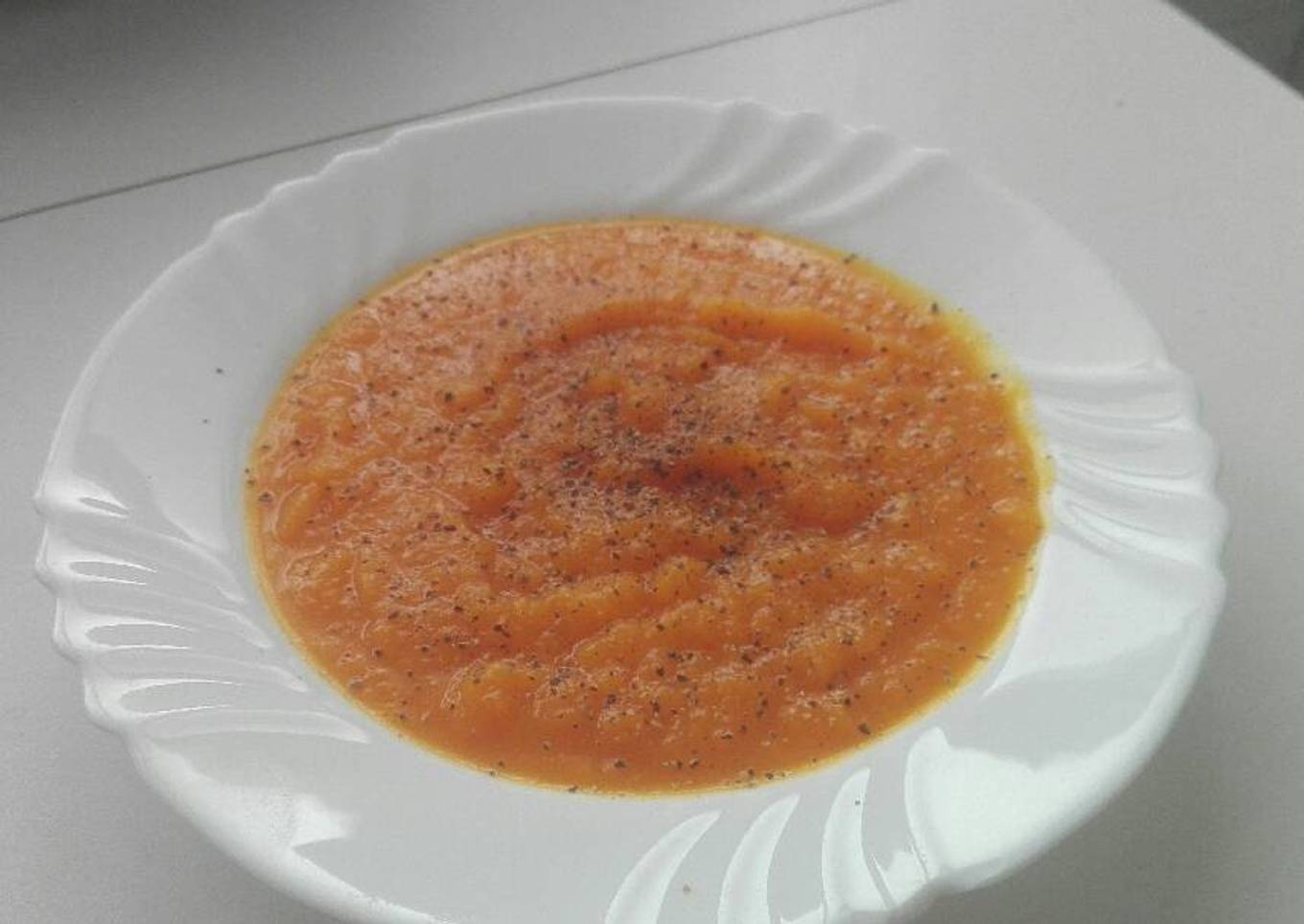 Crema de calabaza sencilla