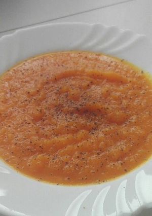 Una foto de Crema de calabaza sencilla