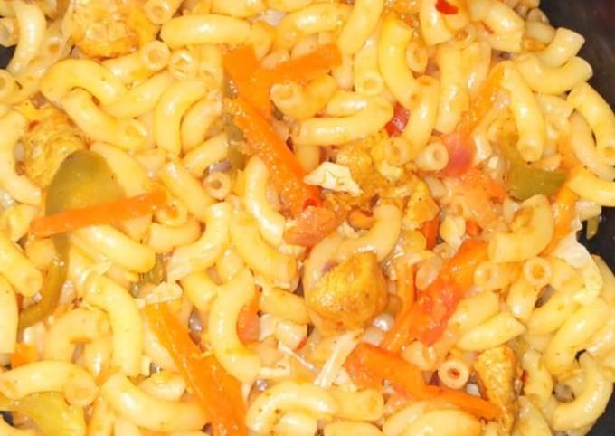 Recipe: Delicious Bar b q macroni