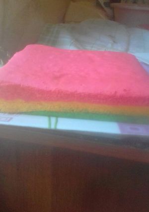 Foto resep Steam Traffic Light Cake