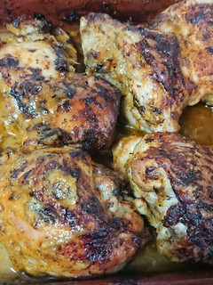 Una foto de Pavo al horno en salsa