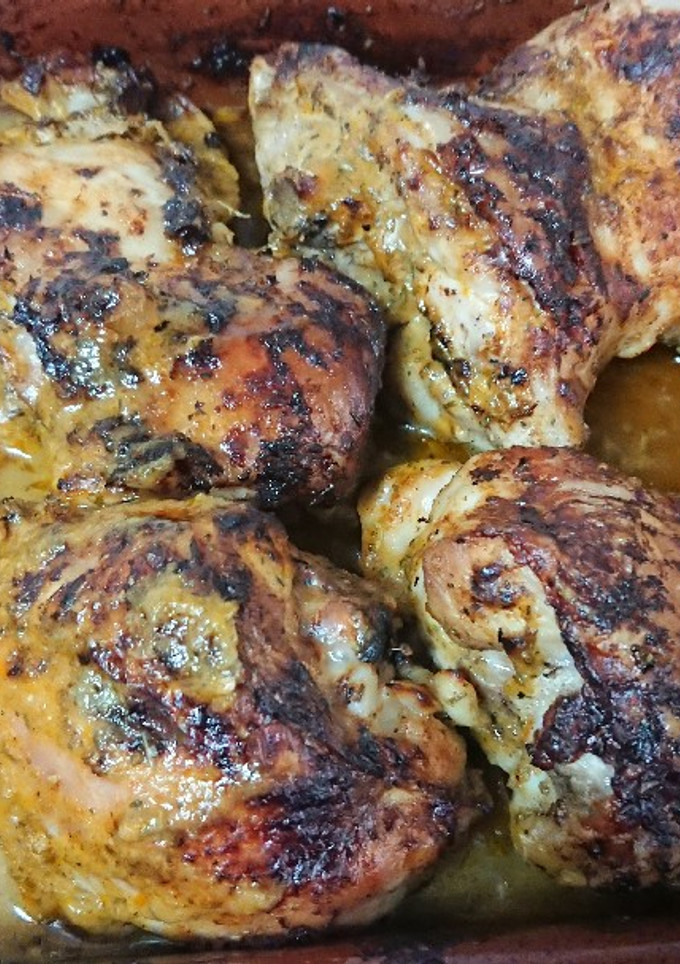 Una foto de Pavo al horno en salsa