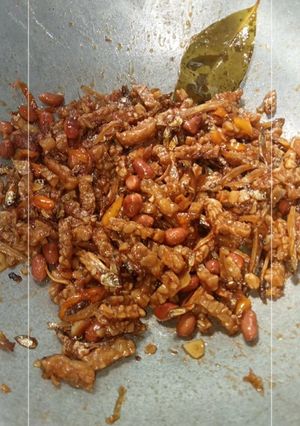 Foto resep Kering tempe kacang teri