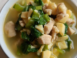 Pakcoy Tofu Kuah ayam