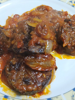 Foto principal de Morcilla con cebolla y tomate