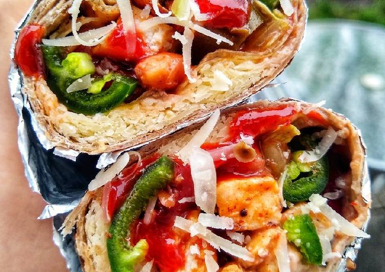 Recipe of Delicious Mini Chilli Chicken Burrito