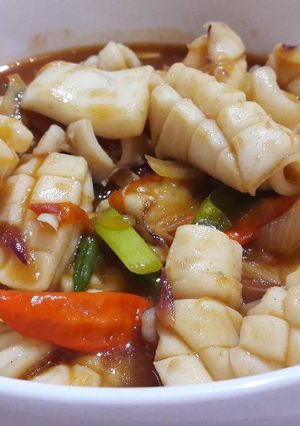 Foto resep Cumi asam manis