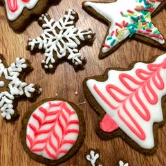 A picture of Royal icing.