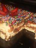 Tortita simple con frutilla