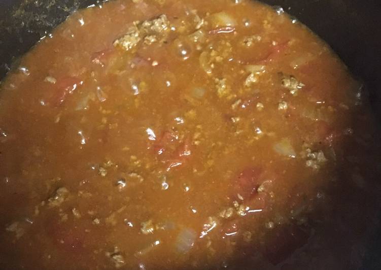 Steps to  Bolognese sauce