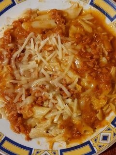 Φωτογραφία της συνταγής Γλυκόξινη σάλτσα με κοκτέιλ λουκάνικα & οποιοδήποτε ζυμαρικό της αρεσκείας σας