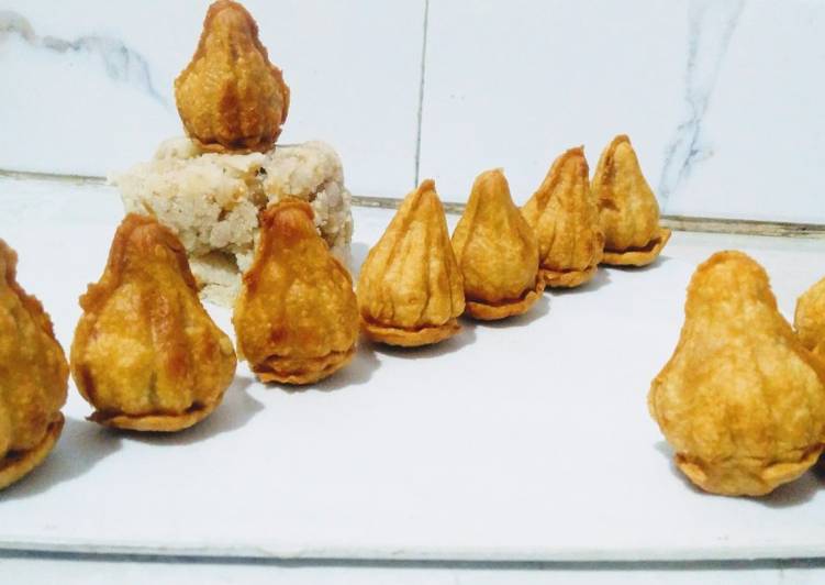 Recipe of Super Quick Homemade Wheat flour modak