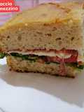 Focaccia tramezzino con lievito madre