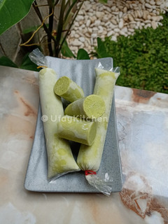 Foto resep 016. Es Lilin Alpukat rasa Es Potong tekstur Eskrim 🥑