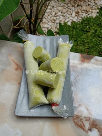 Resep 016. Es Lilin Alpukat rasa Es Potong tekstur Eskrim 🥑 Anti Gagal