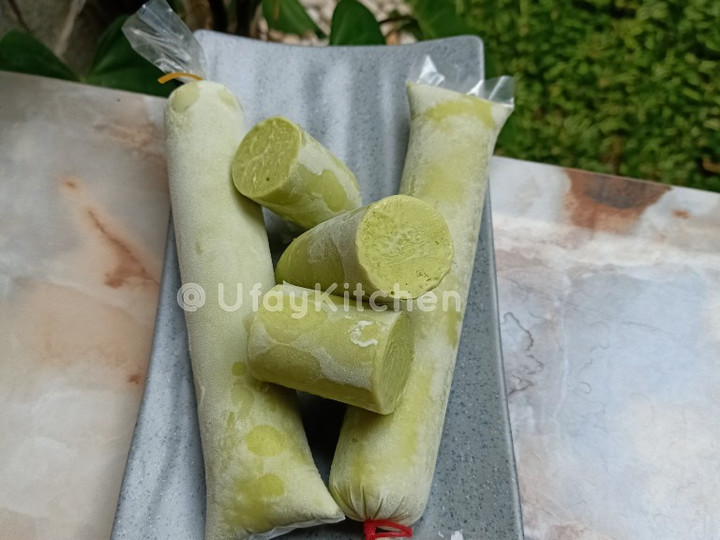 Resep 016. Es Lilin Alpukat rasa Es Potong tekstur Eskrim 🥑 Anti Gagal