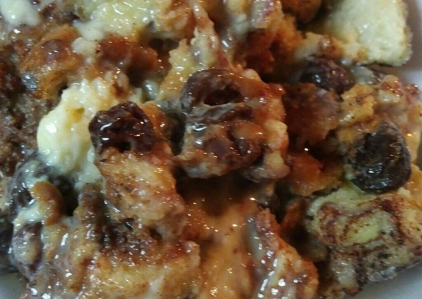 My Mom's Homemade Bread Pudding