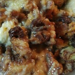 A picture of My Mom's Homemade Bread Pudding.