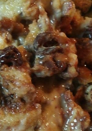 A picture of My Mom's Homemade Bread Pudding.