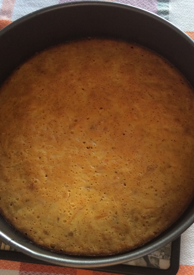 Una foto de Pastel de zanahoria y jengibre