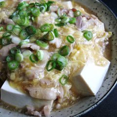 A picture of Hot Tofu With Chicken & Egg Sauce.