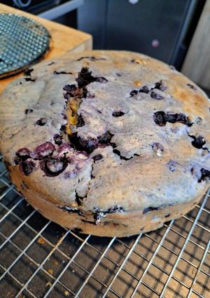 Une photo de Gâteau érable myrtille