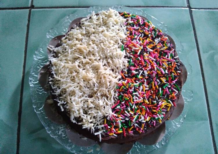 Brownies panggang nyoklat pisan