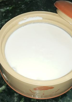 A picture of Curd in winter season.