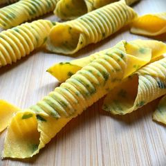 #vegan pasta dough with arrabiata sauce A picture of #vegan pasta dough with arrabiata sauce.