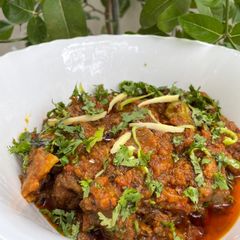 A picture of Mutton Masala/Mutton curry.