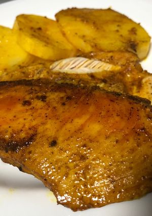 صورة لوصفة صدور دجاج مع بطاطا بالفرن