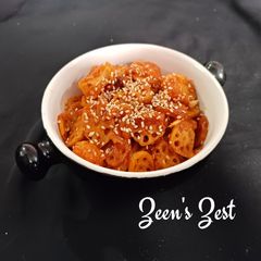 A picture of Chilli Garlic Lotus Stem.