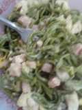 Pasta verde a la parisiene