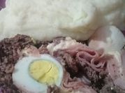A picture of potato filling
