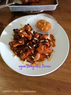 Gambar Ayam sticky ala2 korea