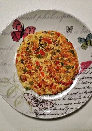 Una foto de Tortilla de vegetales