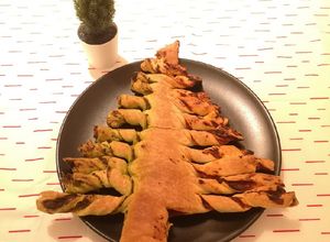 Une photo de Sapin salé de pâte feuilletée