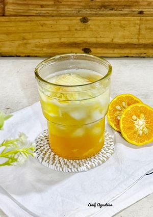 Foto resep Es Kelapa Jeruk