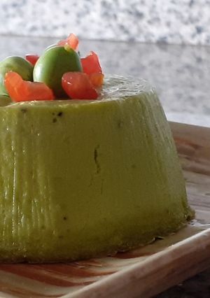 Foto di Flan di piselli profumati alla menta
