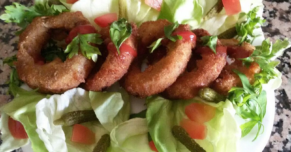 Poisson Type Rondelle Rondelles D'oignon Farcies Au Fromage Et Poisson de isabel maloum - Cookpad