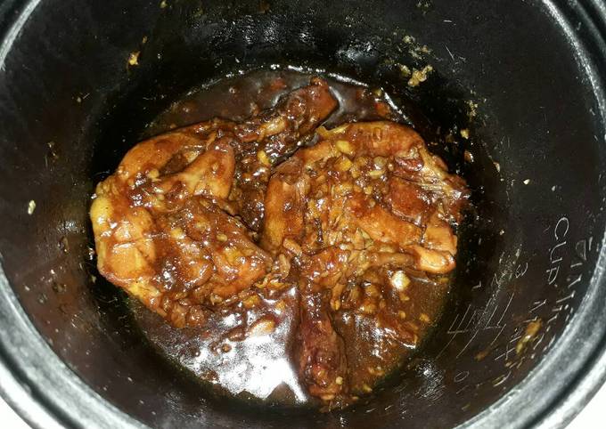 Ayam Kecap Rice Cooker