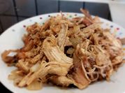 A picture of leftover chicken