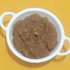 A picture of Aata halwa.