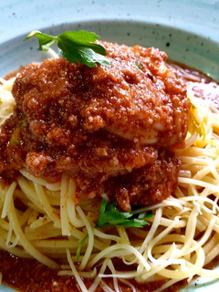 Una foto de Spaguetti Boloñesa