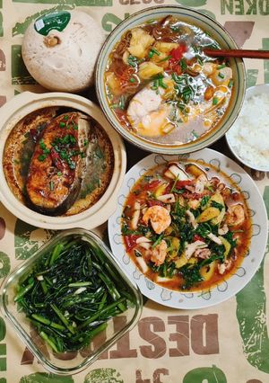 Hình của món Mâm cơm gia đình.