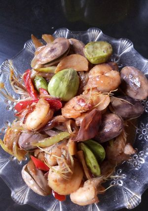 Foto resep Udang pete saos tiram