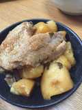 Chicken wing tip and Potato Stew
