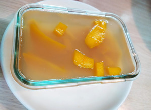 洋菜芒果凍 的食譜成品照片