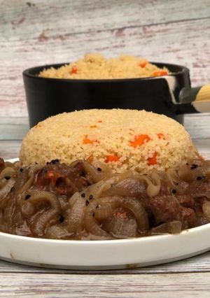 Maroccan couscous ainihin hoton girkin